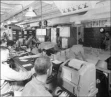 (détails) le LSH "Ancon", QG du 5ème Corps US (détails) la salle Opération du "Ancon"
