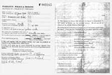 Désignation de Michel Hardelay comme policier, autorisé à porter un "Truncheon" (une matraque) (détails)