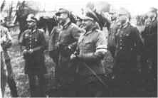 (details) A German Spring sketch 44 (details) Major Pluskat and Captain Ferking in Houtteville?
