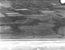 A series of photoscavalières of the beach, taken on 30 June 1943, while the Germans had begun to deve lop the villas on the beach (details) towards Colleville, depu