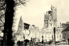 Collection document: Vierville church before and after the landings