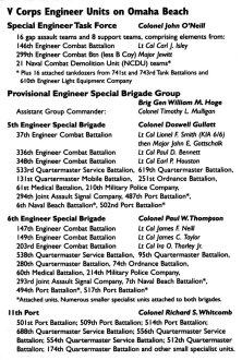 Organisation des Ingenieurwesens im V. Korps