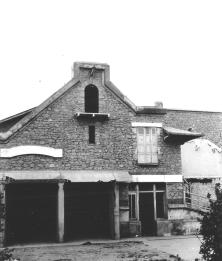 (Details) Dieser Raum (das Haus der Wächter der Villa "La Source" von Mathy in Vierville) hätte Saint-Laurent als PC der 6. Special Engineering Brigade gedient. Durch die