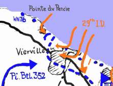 Carte des opérations allemandes du 7 juin.