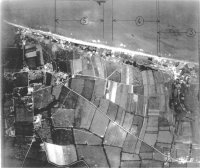 Die Küste von Vierville nach St-Laurent am 6. Juni um 12 Uhr (Details) (Details) Am 24. März 44 (Details) der WN71 Bunker, über dem aktuellen Partysaal (Details)