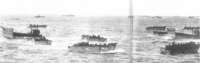 (Details) LCVP in der Nähe des Kreuzers "Augusta" (Details).