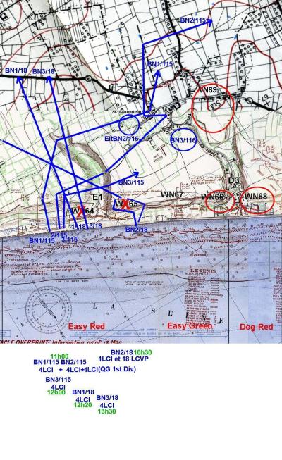 (détails) Mouvements de l'après midi, secteur Saint-Laurent