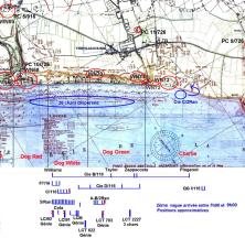 (détails) LCI et LCVP au large d'Omaha Beach détails - la 2ème vague d'assaut devant Vierville, 7h00 à 9h00