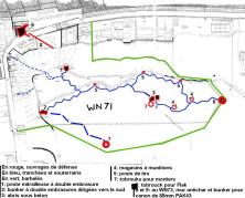 (Details) Versuch mit der Ebene WN71 auf einem Katasterebenenhintergrund, erstellt von M. Hardelay