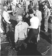 (details) arrival of injured persons
