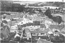 (détails) Vue aérienne après les bombardements