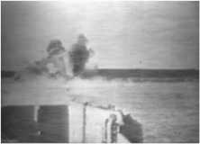 Collection document: The preliminary naval bombardment at Vierville