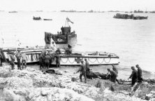 Evakuierung auf LCVP "Rotes Kreuz"