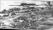 The transfer station in front of the Ruquet