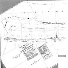 the detailed hydrographic survey of the harbour dated 5 August 44, after the post-temporary changes