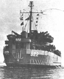 (détails) l'arrière d'un LST