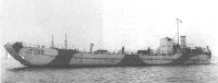 LCT 1319, modèle anglais au mouillage (détails)