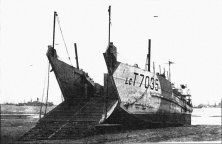 Document du fonds : Les "Landing Craft Tank" (LCT) et "Landing Barge"